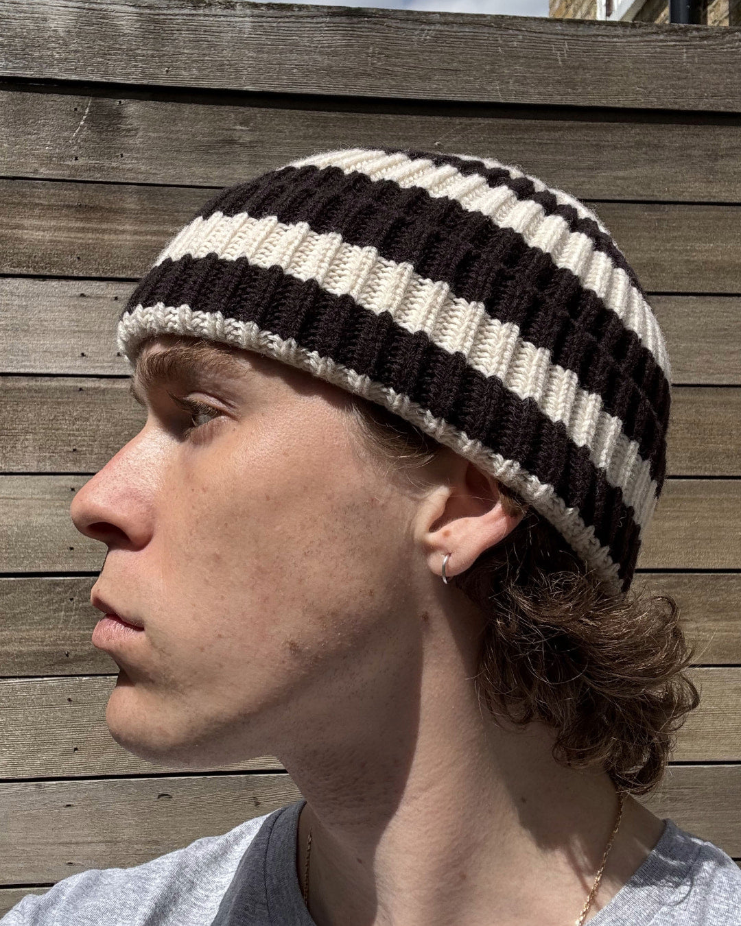 Quantock Stripe Lambswool Beanie