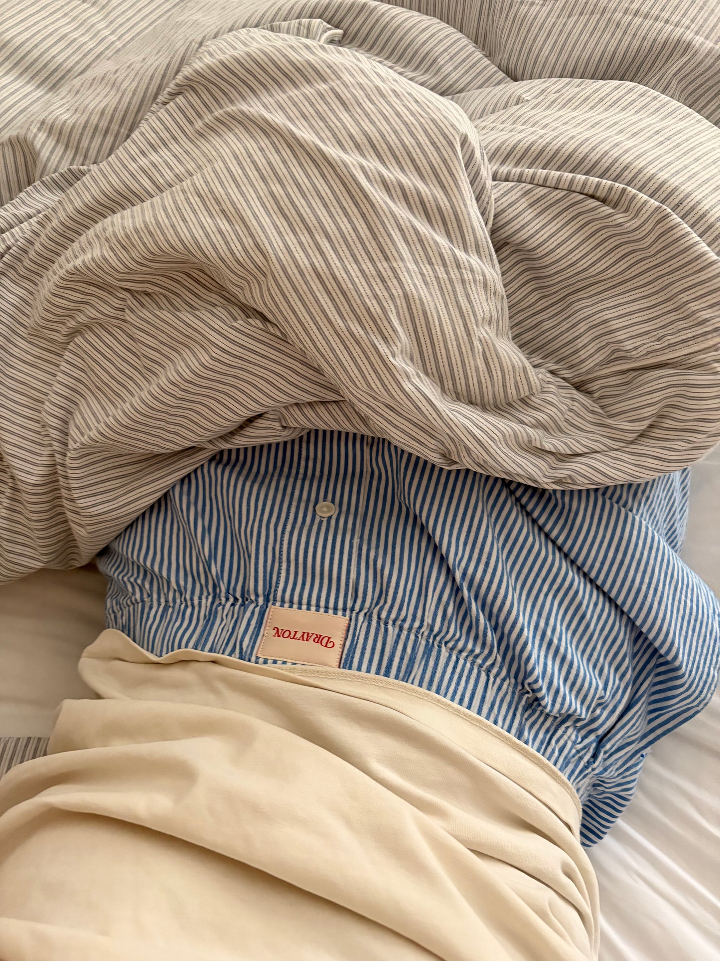 The Classic Pyjama Trouser – Royal Blue Oxford Stripe