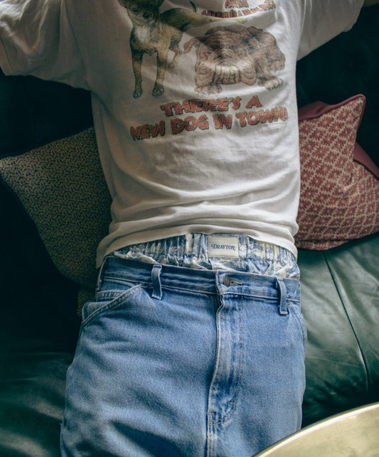 Classic Toile de Jouy Blue Unisex Boxer Shorts