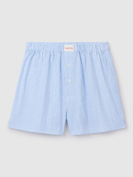 Seersucker Stripe Boxer Shorts