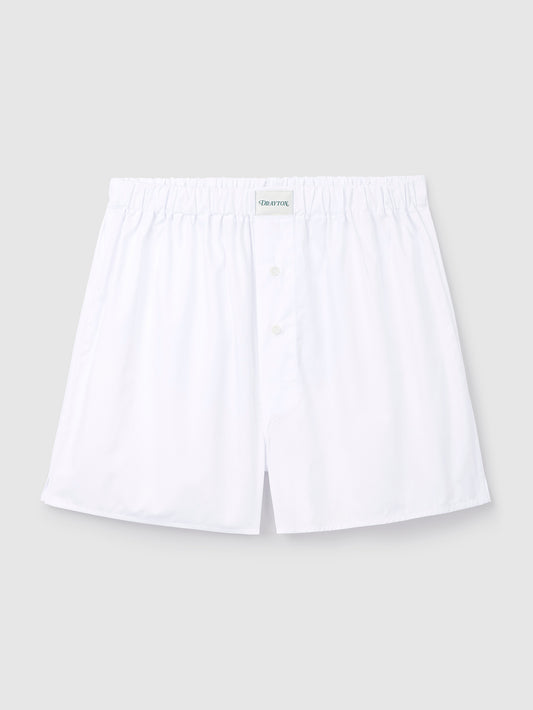 Classic White Boxer Shorts Set - Three Pack Unisex