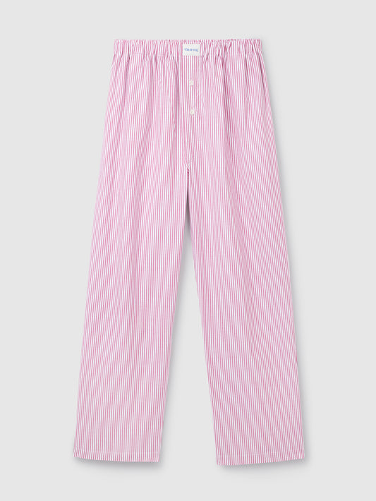 Crimson Oxford Stripe Pyjama Trouser