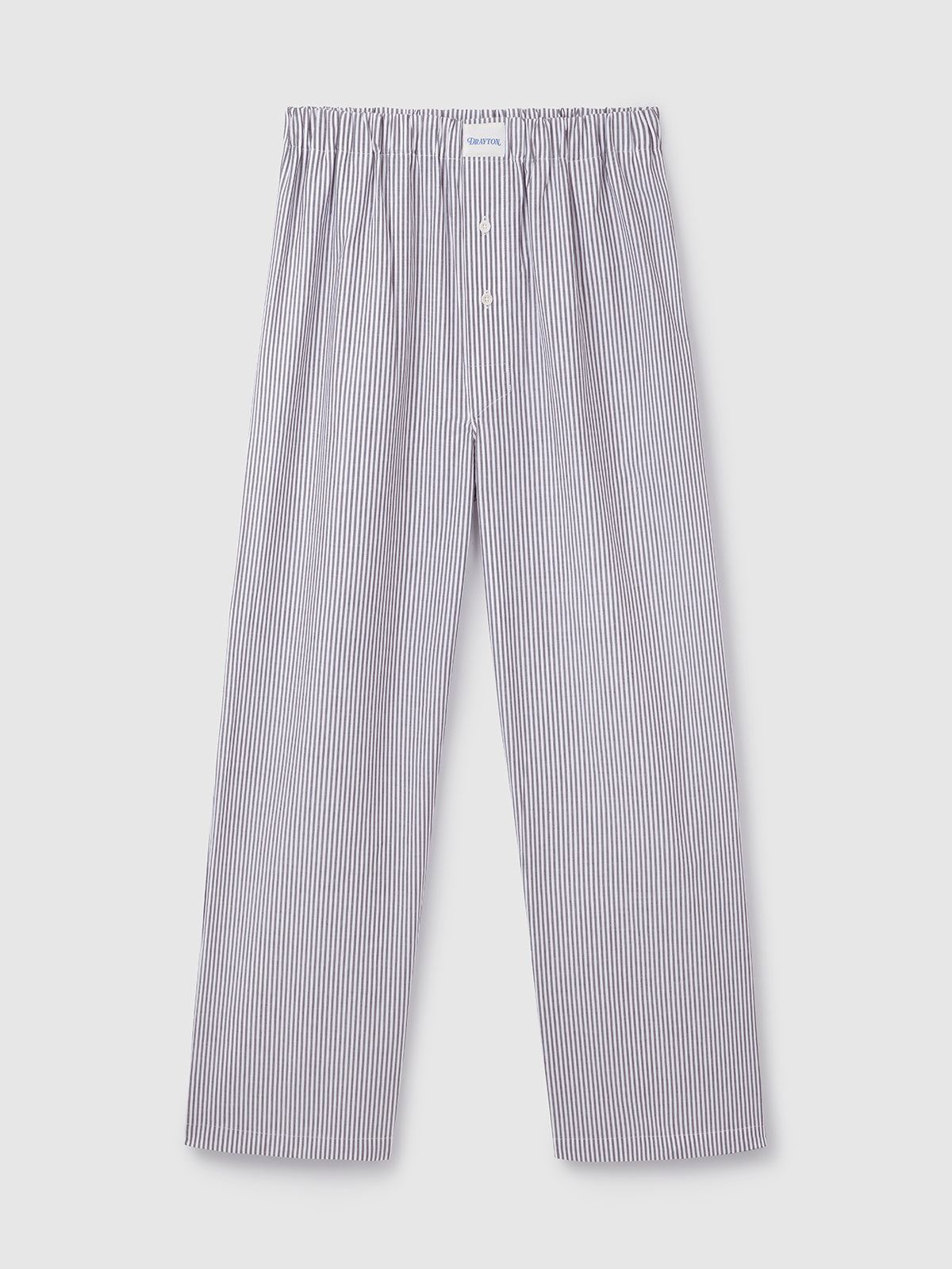 Chocolate Oxford Stripe Pyjama Trouser