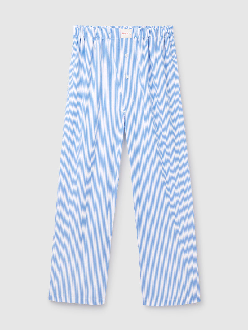 Royal Blue Oxford Stripe Pyjama Trouser