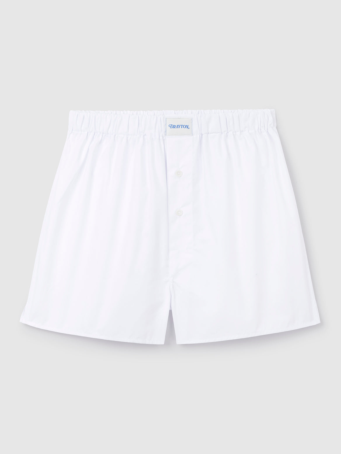 White Boxer Shorts - Blue Label