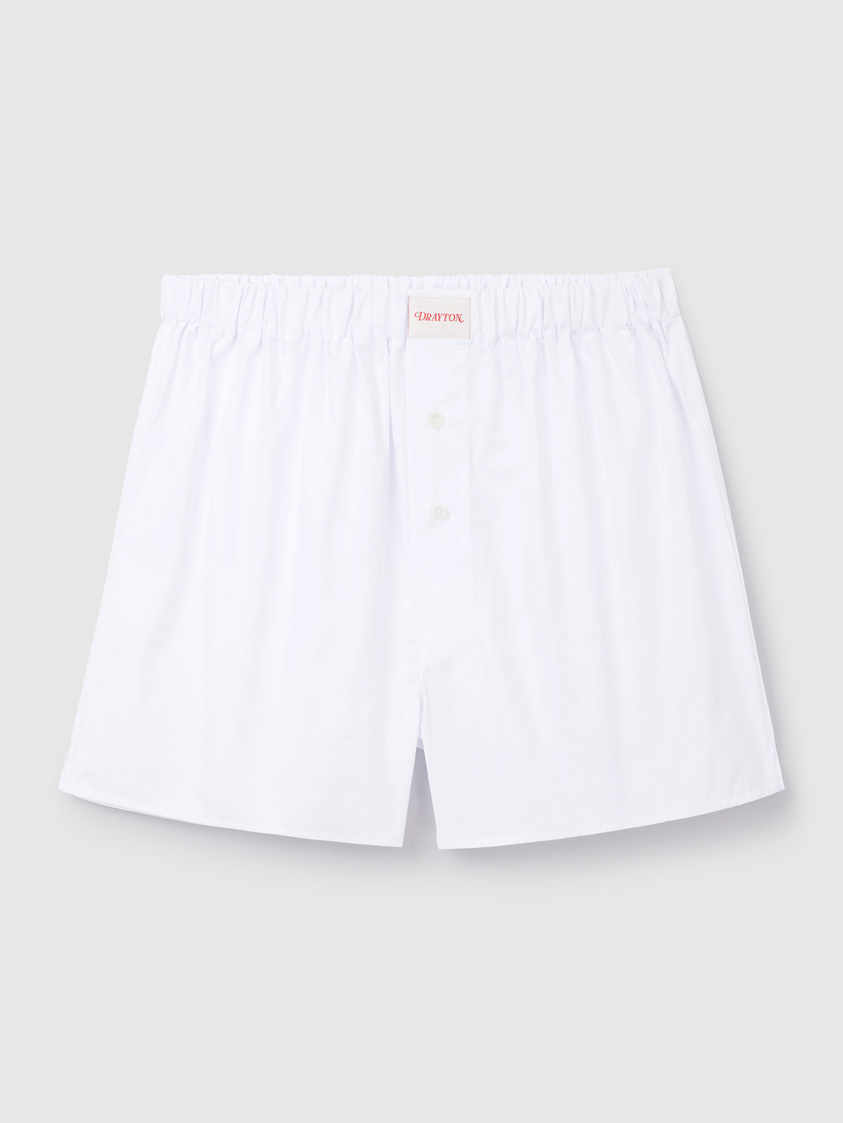 White Boxer Shorts - Red Label