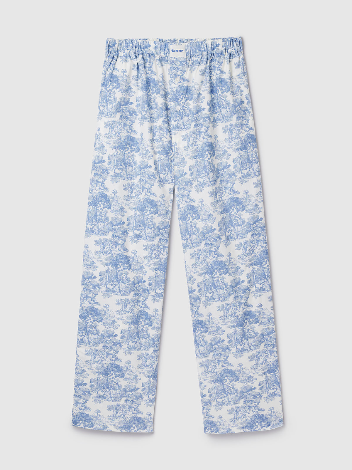 Blue Toile de Jouy Pyjama Trouser