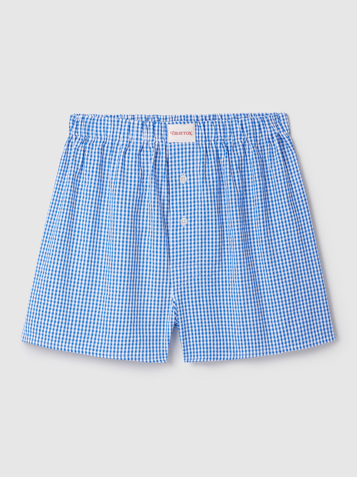 Atlantic Gingham Check Seersucker Boxer Shorts