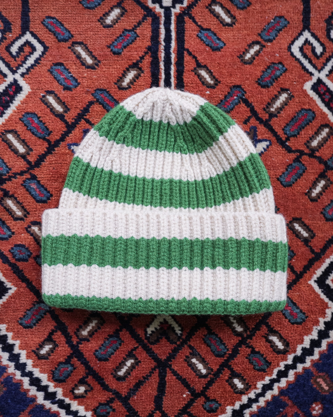 Exmoor Stripe Lambswool Beanie