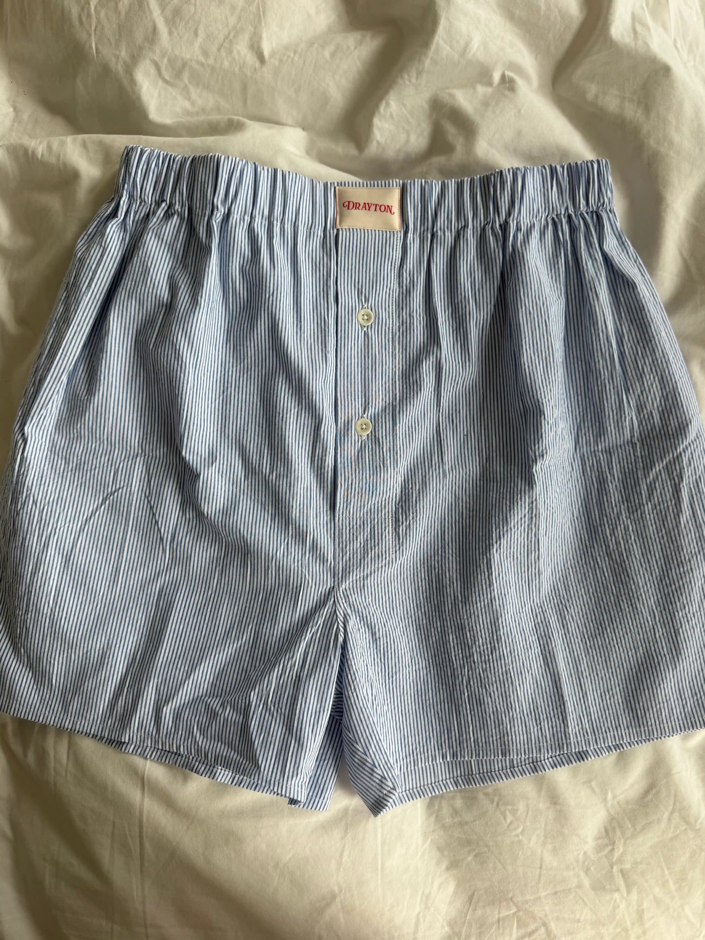 Seersucker Stripe Boxer Shorts