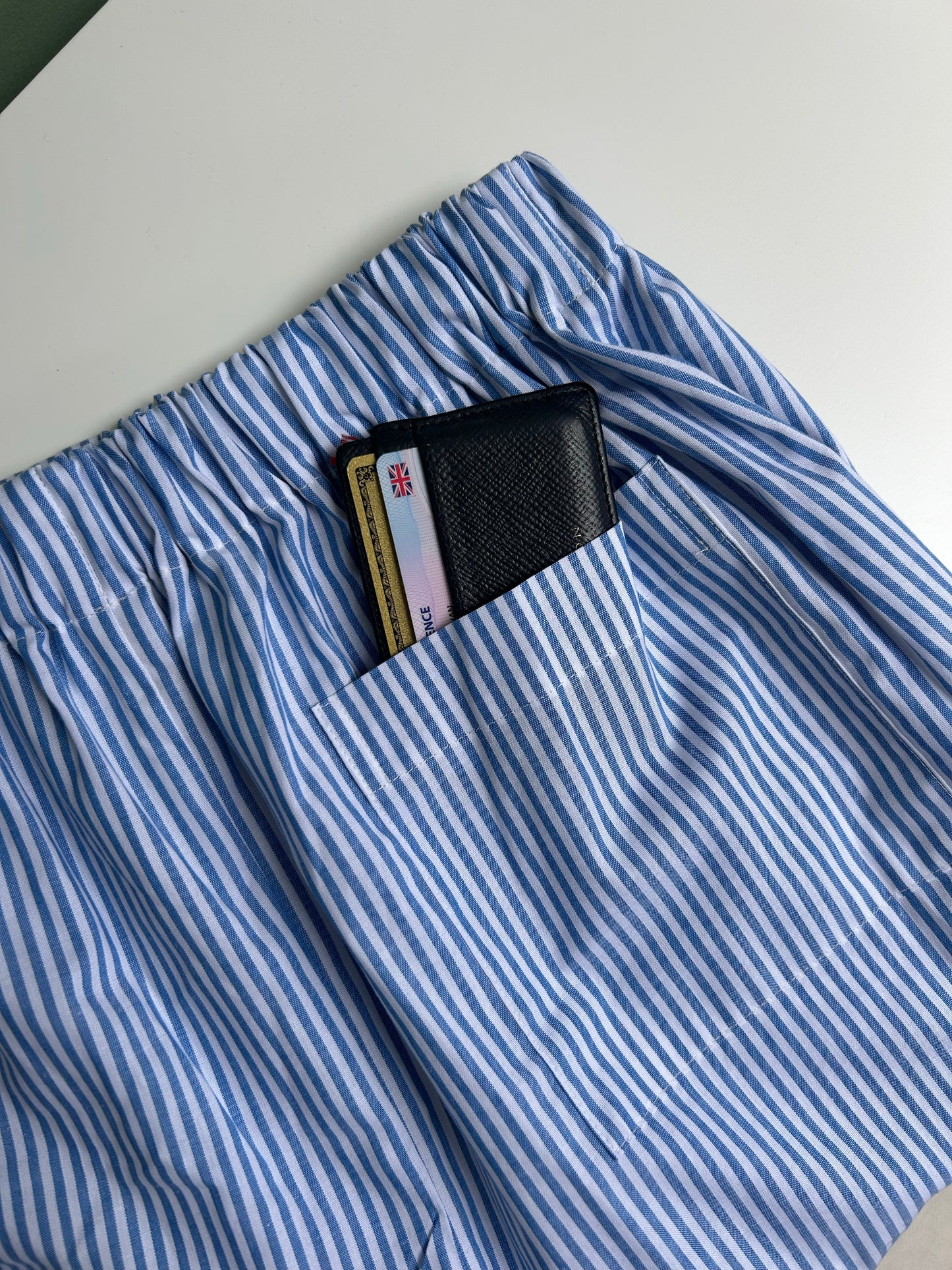 The Classic Pyjama Trouser – Royal Blue Oxford Stripe