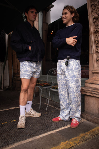 The Classic Pyjama Trouser – Blue Toile de Jouy