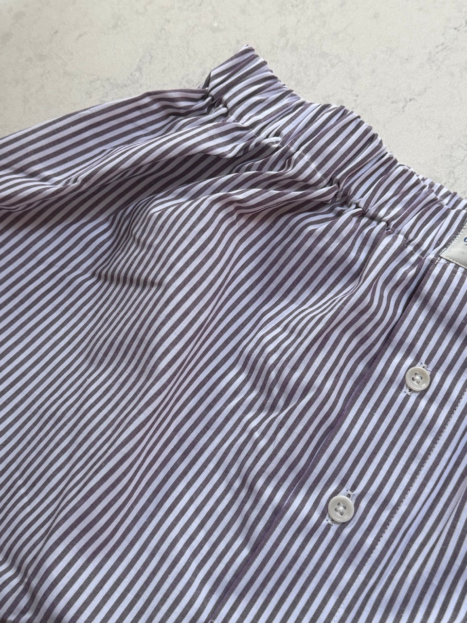 Chocolate Oxford Stripe Boxer Shorts