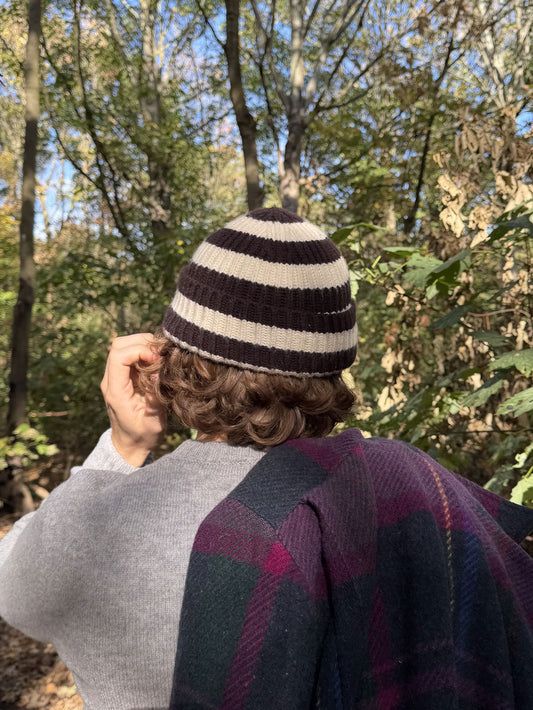 Quantock Stripe Lambswool Beanie