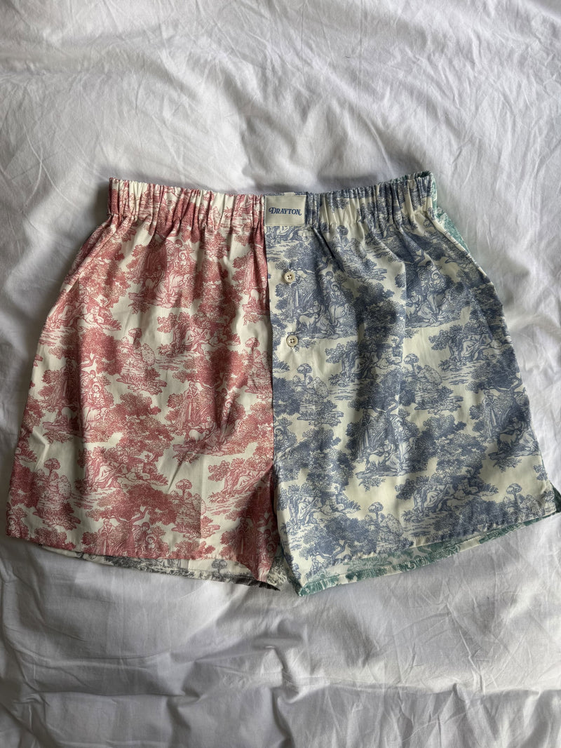 Limited Edition Toile de Jouy Patchwork Boxer Shorts