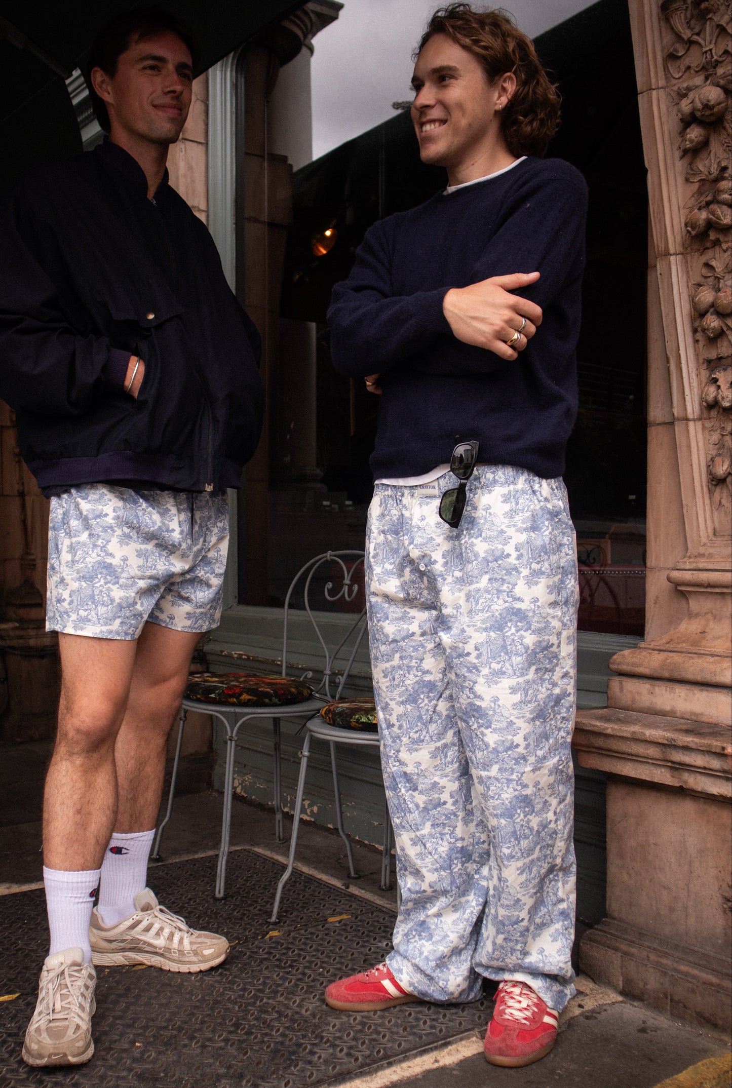 The Classic Pyjama Trouser – Blue Toile de Jouy